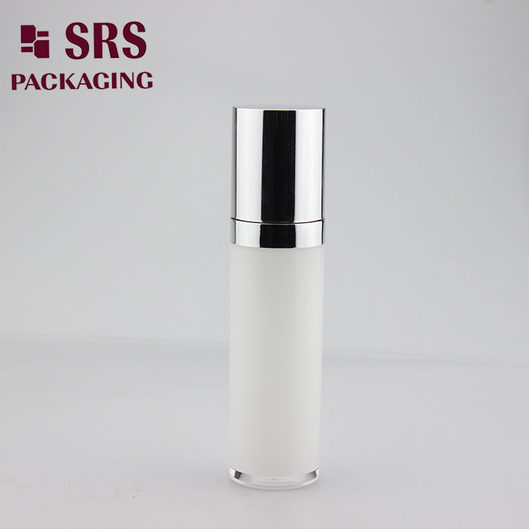 L021 Empty plastic round shape high quality luxury lotion bottle 80ml